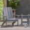 Flash Furniture Gray Adirondack Side Table and 2 Chair Set JJ-C14501-2-T14001-GY-GG - alternate 5